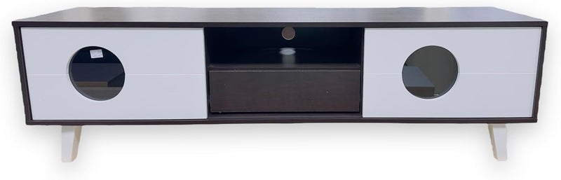 MAF furniture طاولة تلفزيون خشبية حديثة متعددة الوظائف من ماف مع رفوف تخزين وأدراج للمكتب والمنزل وغرفة المعيشة وغرفة الوسائط والألعاب A Modle Maf-Tv1651-180Cm - Image 1